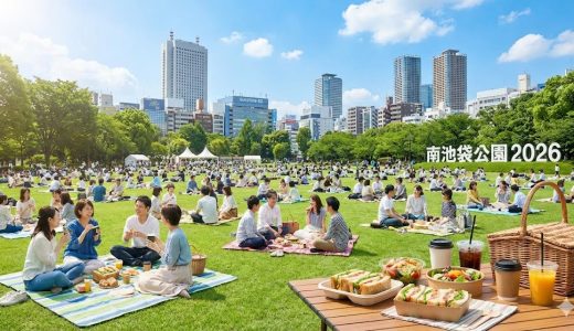 池袋・南池袋公園ピクニック完全ガイド—芝生のベスト時間とテイクアウトMAP｜2026年最新版